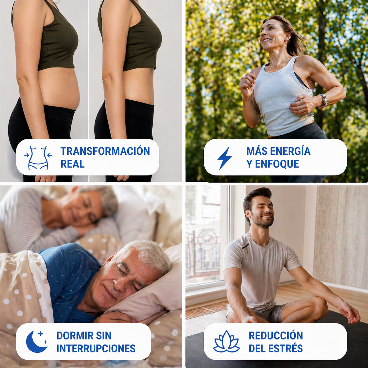 Resultados que tu cuerpo va a sentir con Cortizen