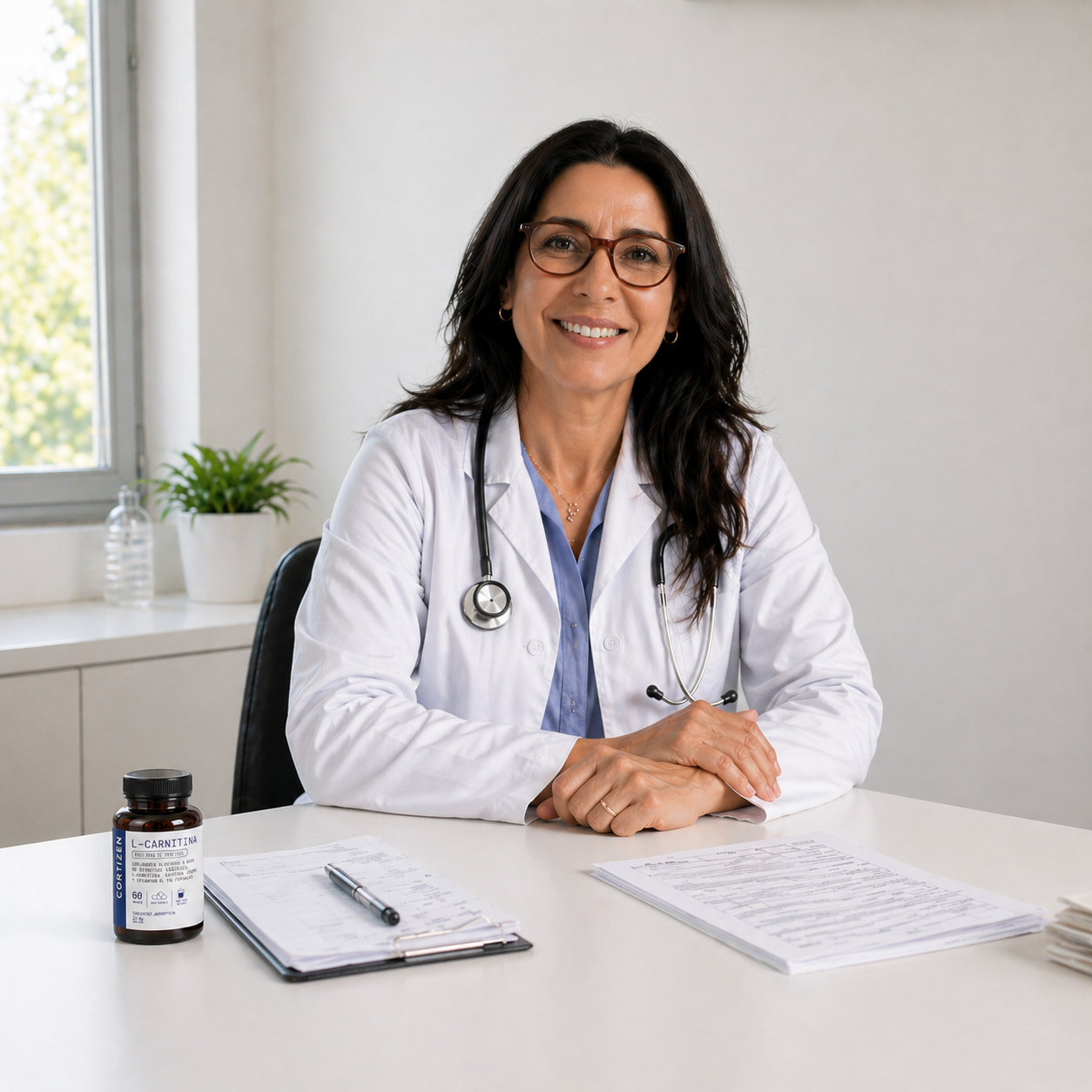Profesional de la salud avalando Cortizen