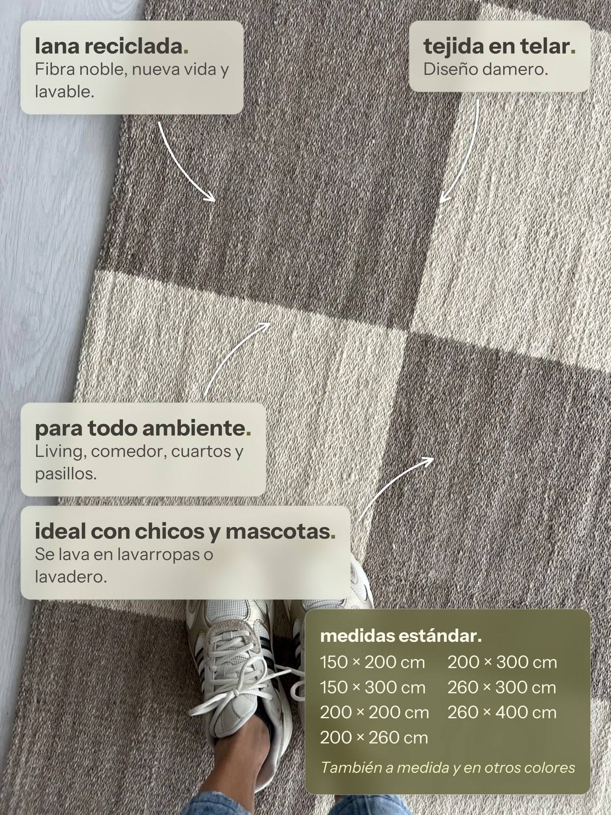 Características de la alfombra Tucumán de Finia Home